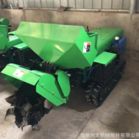 履帶式多功能田園管理機(jī)果園果樹開(kāi)溝施肥機(jī)35馬力履帶式旋耕機(jī)